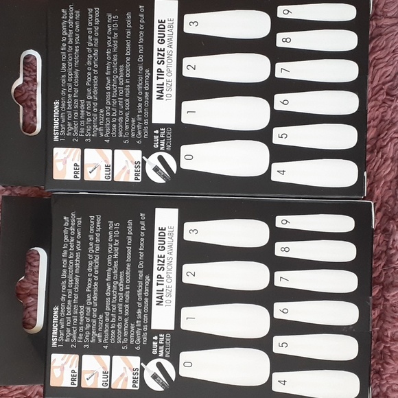 New Listing! Brand New L.A. COLORS False Nails- 2 CT. - Picture 2 of 2